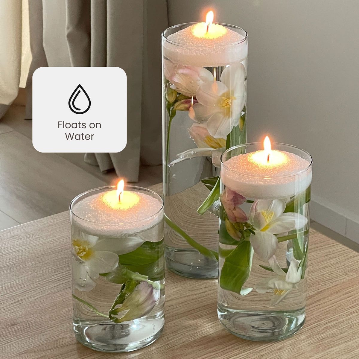 Mombatti® Pearled Candle - Coloured (Wicks Included)