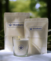 Mombatti® Pearled Candle and Vase Set (Wicks Included)
